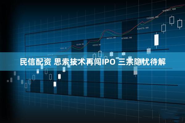 民信配资 思索技术再闯IPO 三宗隐忧待解